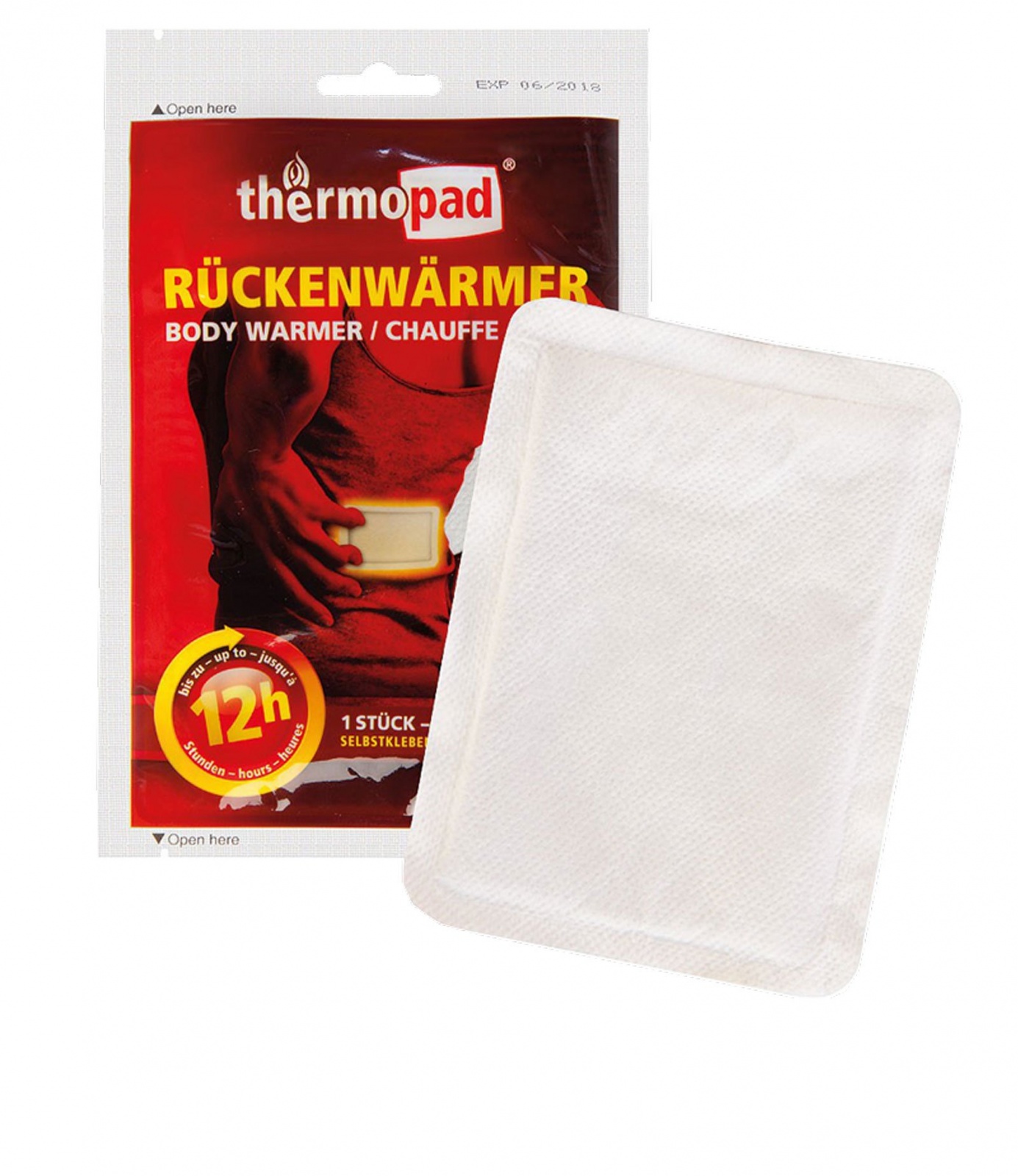 Yate Ohrievač chrbta a tela THERMOPAD pozri obrázok Doplnky